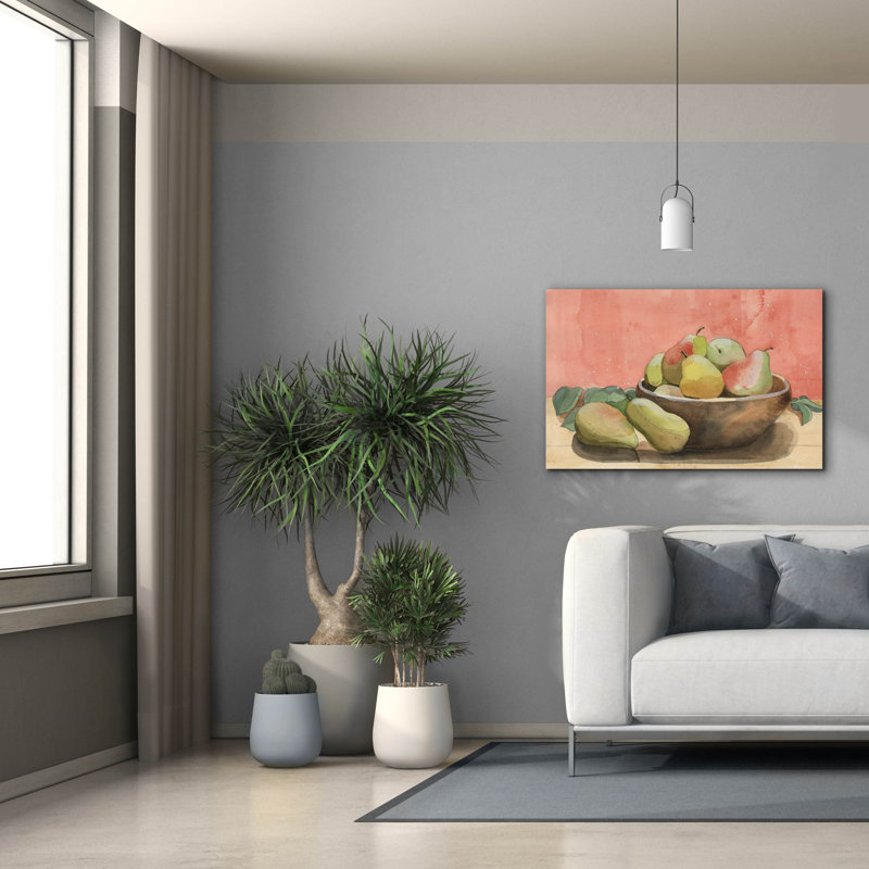  «Summer Harvest Bowl 2» par Alicia Longley, art mural sur toile, 40 po x 26 po, H 26 po x l 40 po