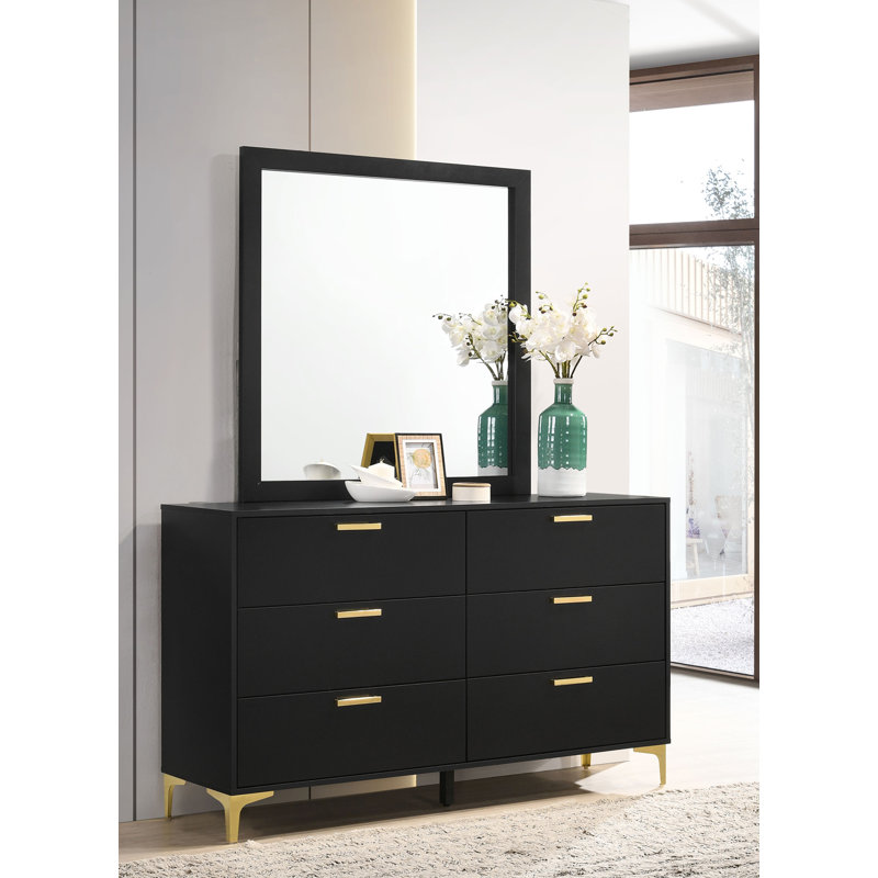 Commode 58,90 po avec miroir Modern Classics, White