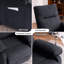 Fauteuils inclinables chauffants à massage, fauteuil moderne en chenille avec rangement pour la maison