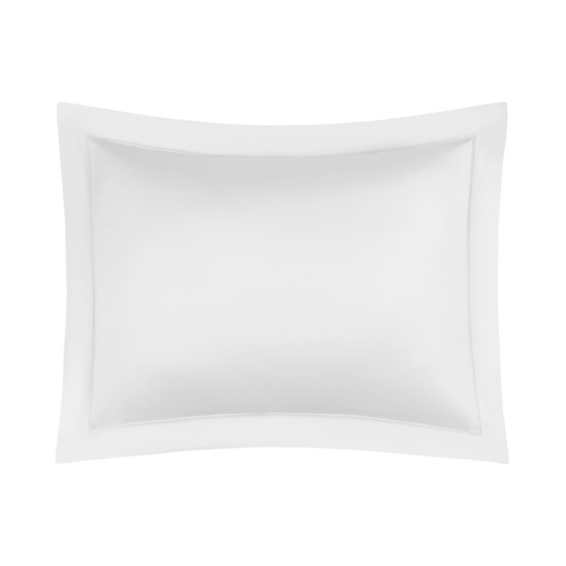 Athens Modal Sham, Standard, White Solid