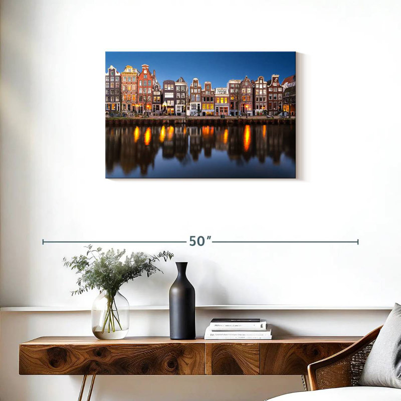 Sirci Amsterdam Canal Waterfront, H 20 po x l 30 po
