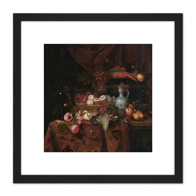 Van Gelder Still Life by Nicolaes Van Gelder - Single Picture Frame Painting
