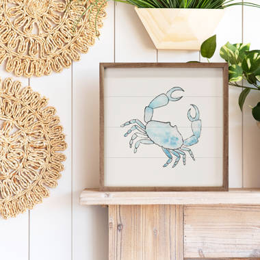 Buy: Great Blue Sea Crab Summer Art Coastal