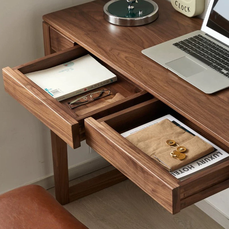 Console brune de style chinois simple, H 29,5 po x l 47,2 po x P 15,7 po