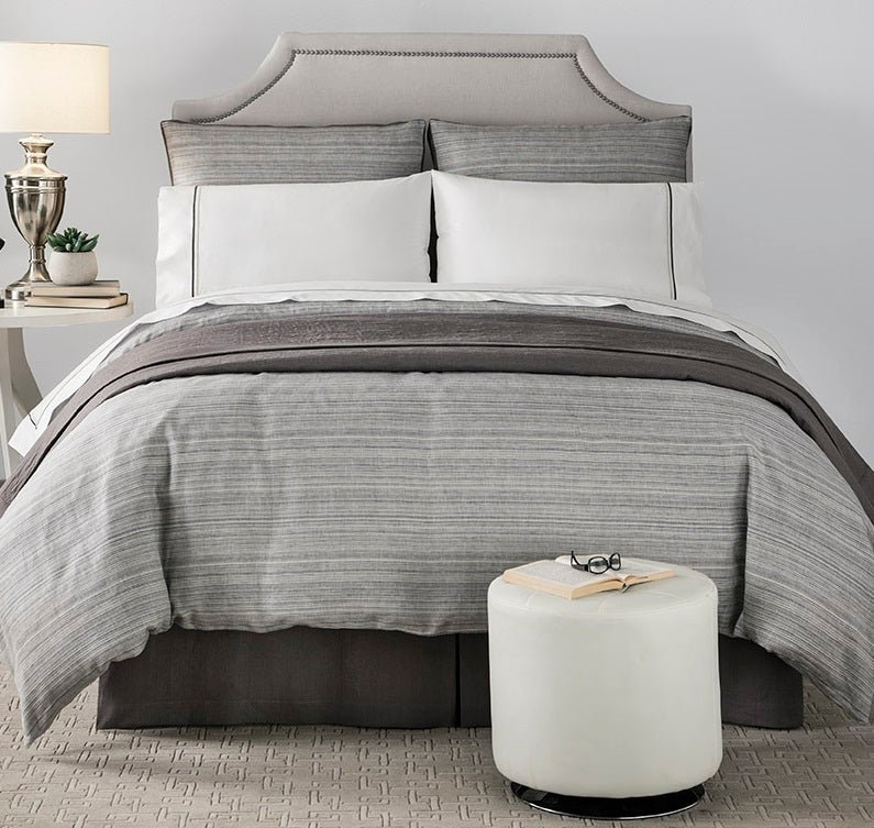 Boheme Single Duvet Cover, Queen Duvet Cover, Gray 
