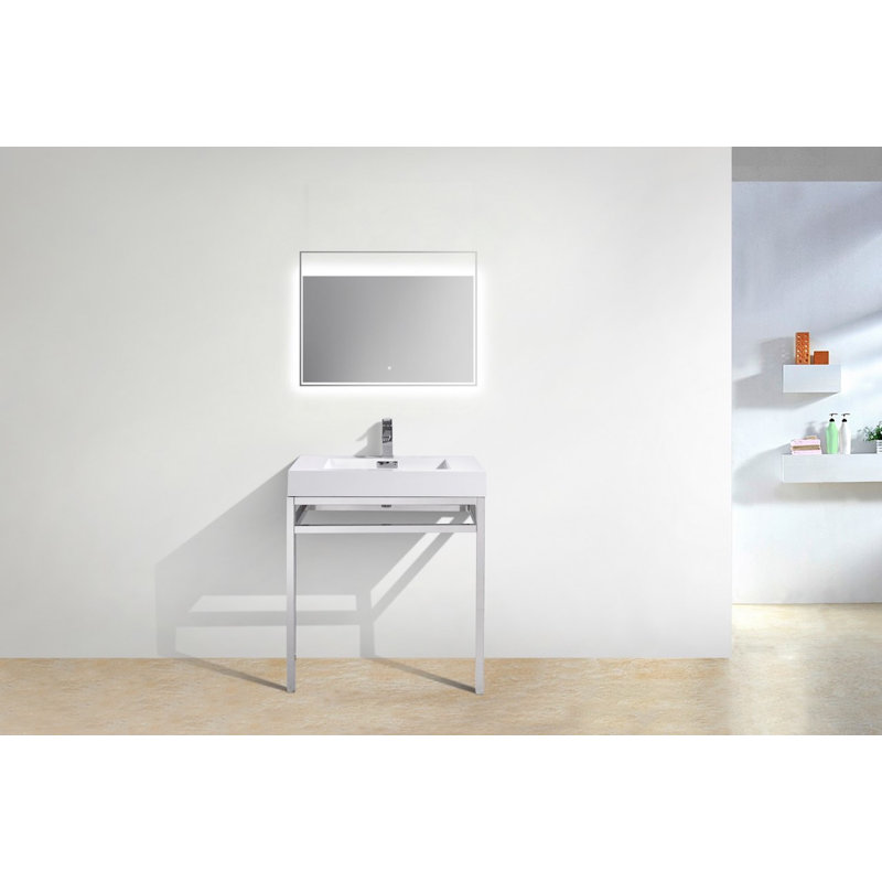 Orren Ellis Serna 18.75'' Cotton White Ceramic Rectangular Bathroom Sink with Overflow