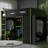 Full Size Kohlton Loft Bed With Desk,Wardrobe,Ample Storage Space,And RGB Light, Green(OLD SKU:LT000261AAG)-1366243608