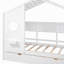 Lit en bois avec 2 tiroirs, lit pour enfant avec tablette de rangement-2028936662-2028936663