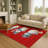Premium Machine Washable Ingrassellino AMF1826 Happy Snowmen Holiday Rug-1799658040