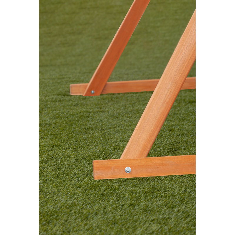 Trailside Wooden Swing Set, Green/Yellow