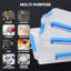 3 pièces 24 grilles boîte en plastique avec séparateur réglable, récipient de rangement empilable