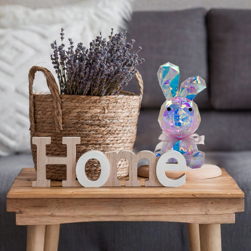 Prismatic Iridescent Spring Easter Bunny 16in - Mitzie