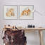 «Fluffy Fox Autumn Leaves», ensemble de 2 giclées par Janice Gaynor-256815671-256815669