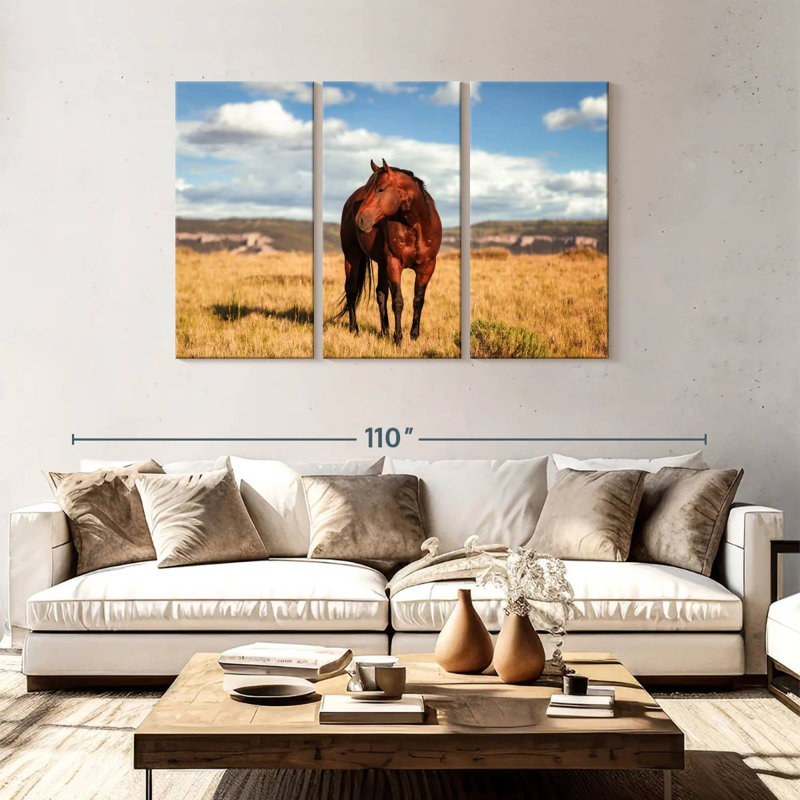 Wild Quarter Horse, 48" H x 74" W
