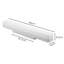 Bayardo Silver Flush Mounted Sconce