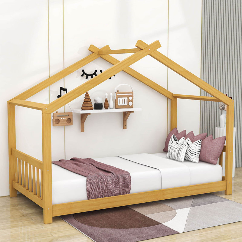 Lit plateforme simple Gerhilde, Naturel