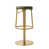 Gray Seat/Gold Frame