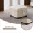 Sackcloth Storage Ottoman Living Room-113021118