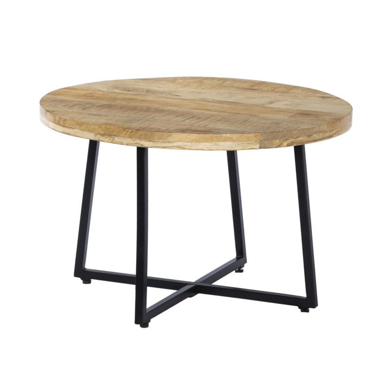 Agurtzane Solid Wood Industrial Coffee Table
