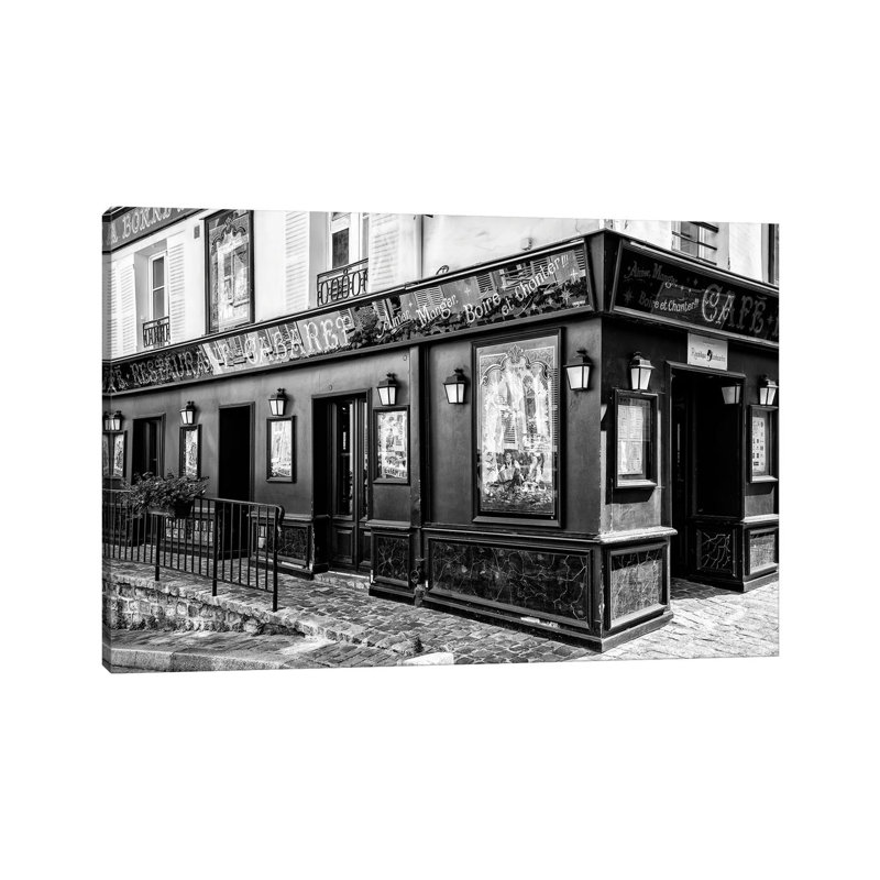 Paris Cabaret 1 Piece Wrapped Canvas Wall Art, 20.32 cm H x 30.48 cm W