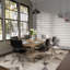 Carreau mural sans couture de style Érié EdgeCraft l 6 po x H 24 po x T 1 po