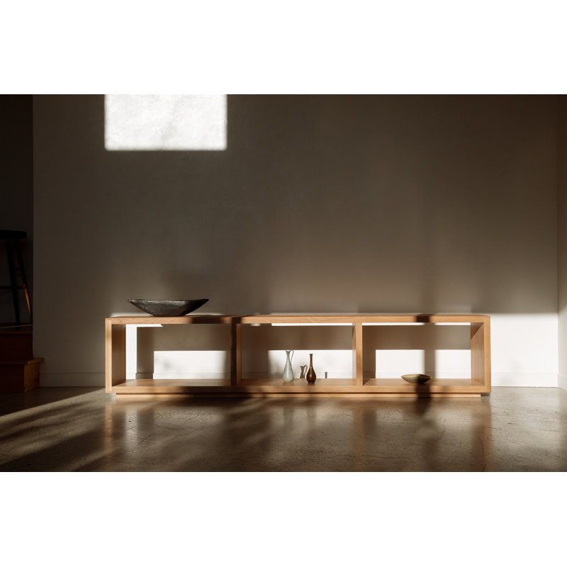 Cube + Void Upholstered Storage Bench, 19.5" H x 92" W x 13" D