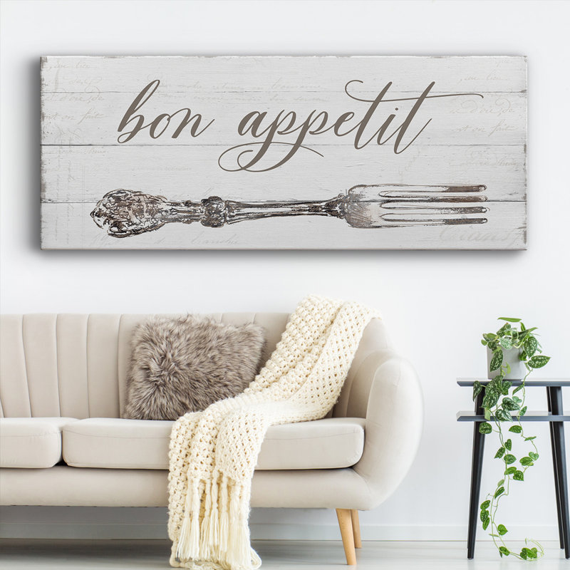 Bon Appetit, H 20 po x l 50 po x P 1,5 po