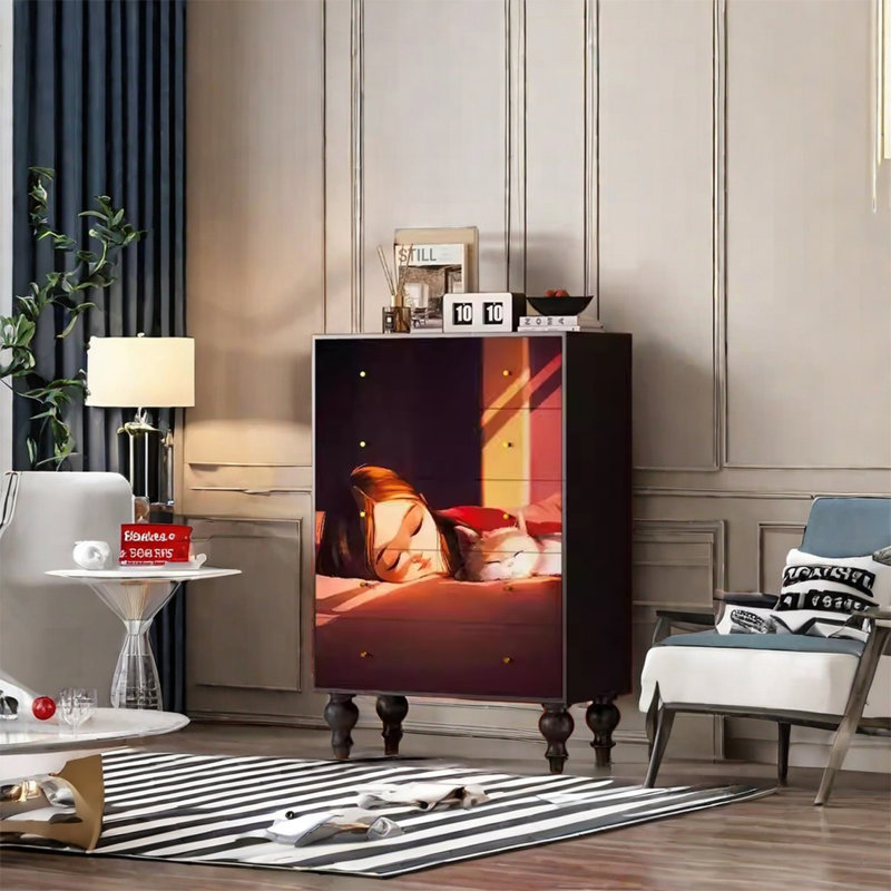 Multi-Drawer Storage Cabinet with Sturdy Legs