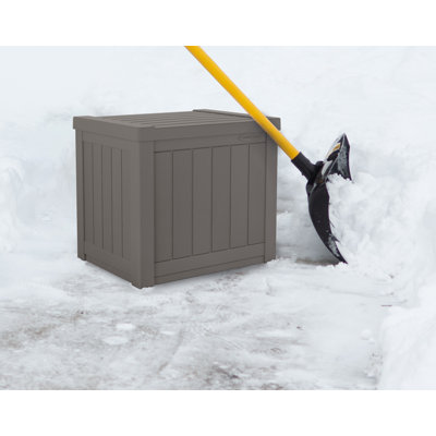 Suncast 22 Gallon Water Resistant Plastic/Resin Deck Box by Suncast