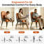 Chaise d'appoint rembourrée en similicuir Frania-1650723340-1659405641