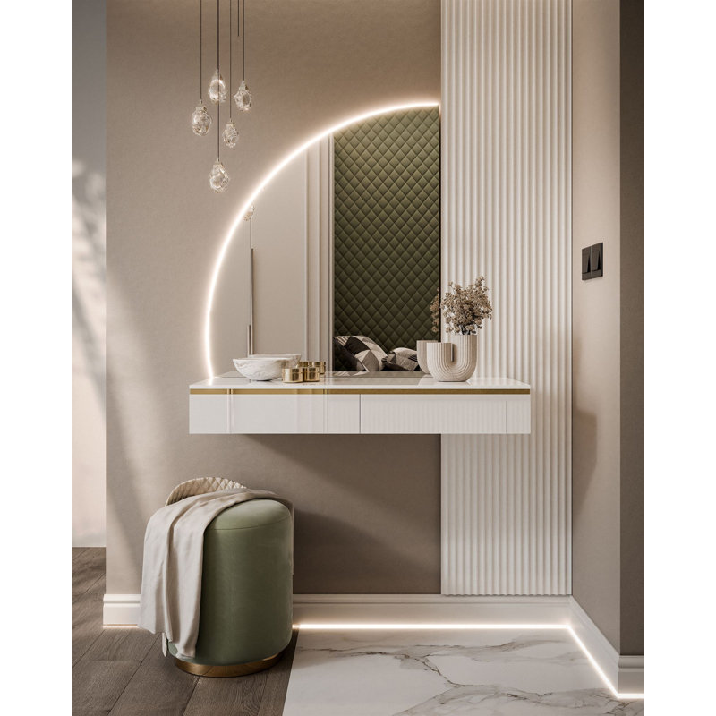 Croxton Dressing Table with Mirror