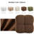 Robertas 20.9" Tufted Square Footstool Ottoman-1610552948