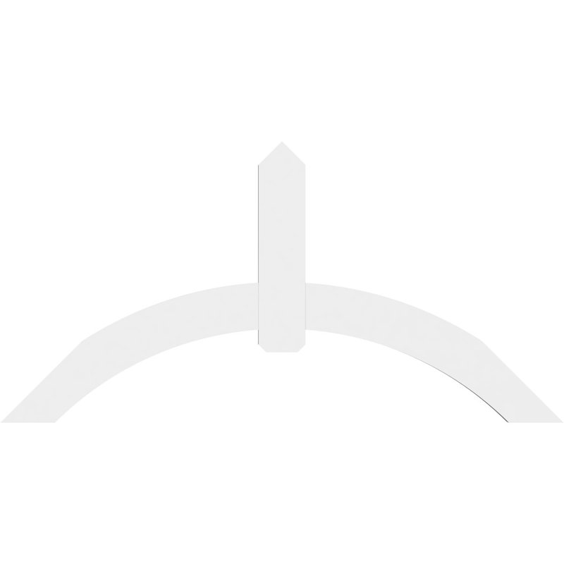 Support pour pignon en PVC Archdale, H 36 po x l 72 po (pas 12/12), P 2 po x F 6 po