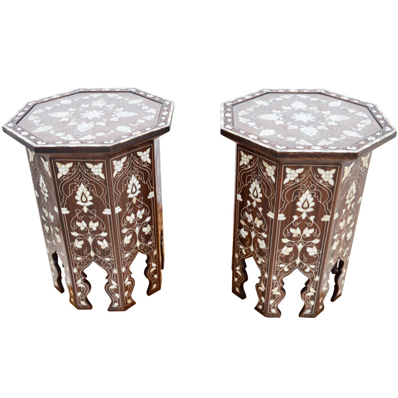 Syrian Glass End Table