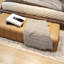 Banc de rangement rembourré en cuir de vache Silda-183011181