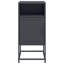 Rahkia 36cm W Steel Bedside Table-1204469735