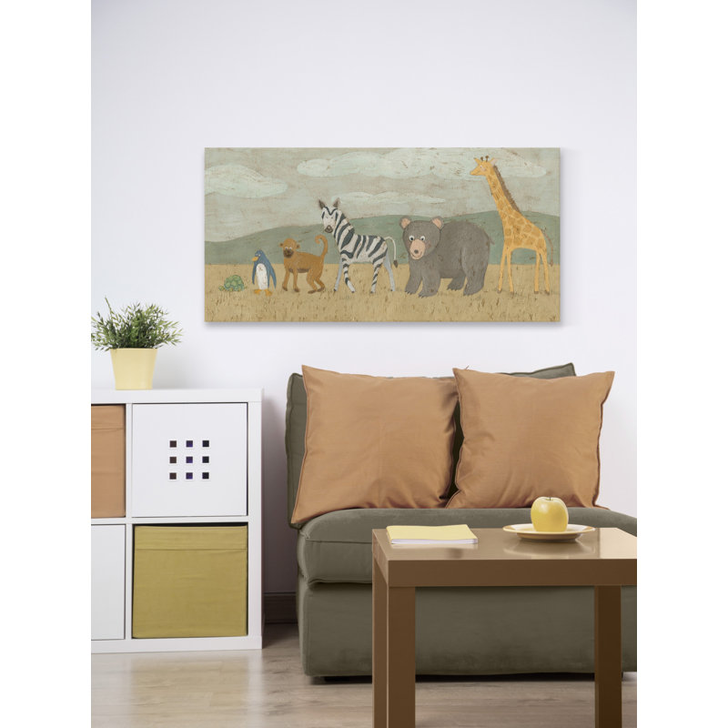 Darrah Print on Canvas, 30cm H x 61cm W