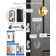 Keyless Entry Door Lock With 2 Lever Handles - Electronic Keypad Deadbolt, Auto Lock, Easy Installation Digital Smart Code Door Lock, Front Door Lock Set, Satin Nickel