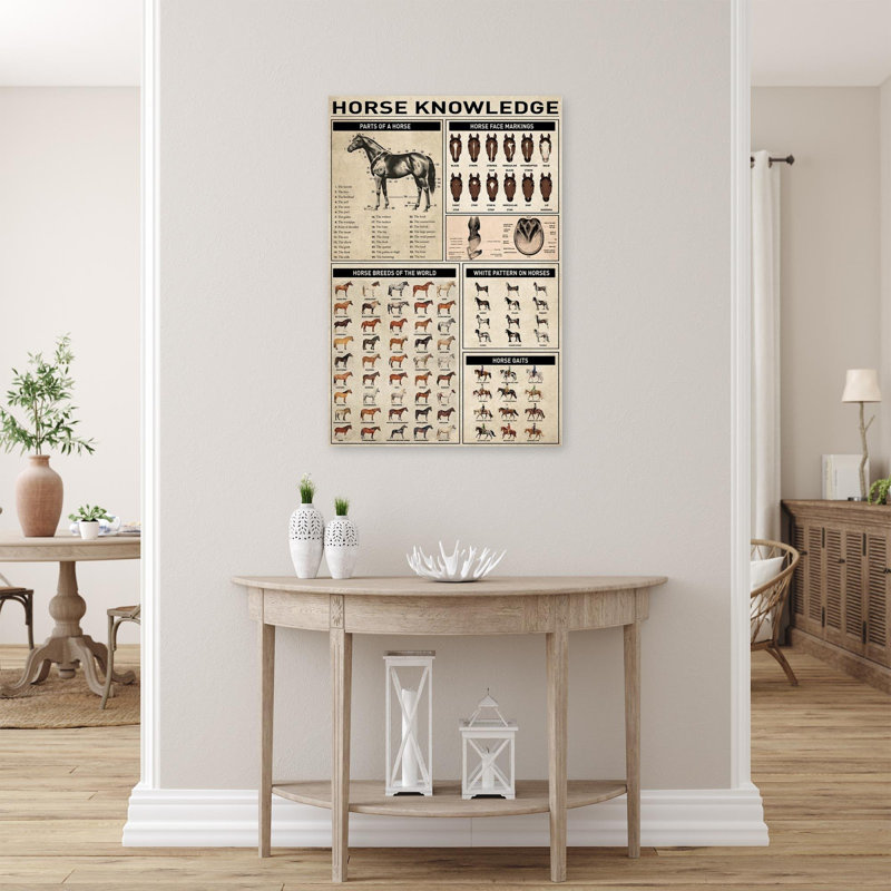 «Horse Horse», impression sur toile tendue, H 36 po x l 24 po x P 1,25 po