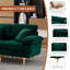 Canapé modulaire en chenille en U 114 po avec méridienne et pieds dorés-291939261
