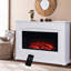 built-in electric fireplace