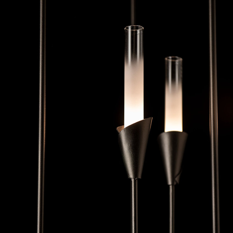 Lilium 4-Light Chandelier - Vintage Platinum, Oil Rubbed Bronze