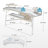 Inbox Zero Mariandi 72" Studio Desk with Keyboard Tray-1387121965