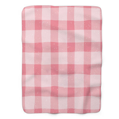 Blush Citrus Radiance - couverture Sherpa de qualité supérieure 1 pièce