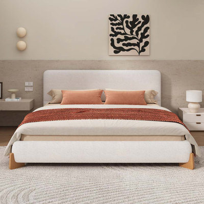 Lit tapissier Boucle