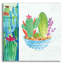 «Cacti Garden 2 No Birds And Butterflies» par Farida Zaman, art mural en verre acrylique, 12 po x 12 po