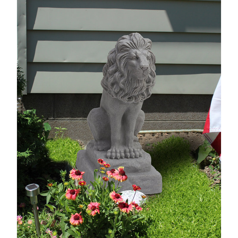 Statue de lion gardien Galena, Granit