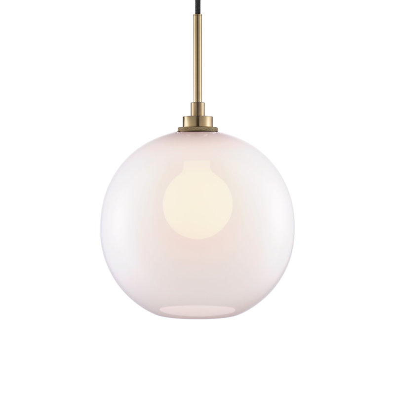 Marquise 1 - Light Pendant, Satin Brass, Opaline