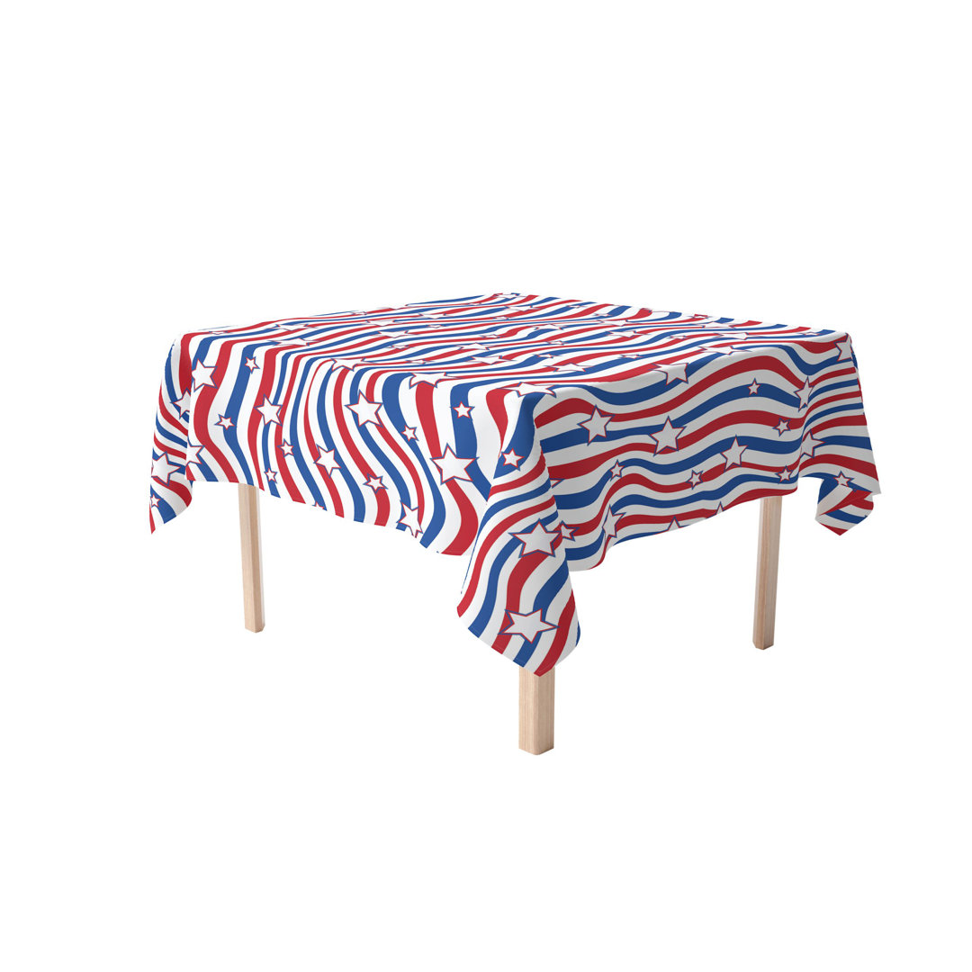 Anso American Stars Stripes Tablecloth East Urban Home 
