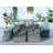 8 - Person Wicker Patio Dining Set with Square Table , Cushions Included-93913455-93913451